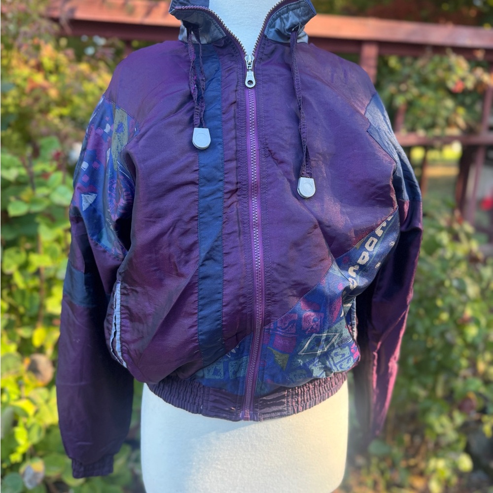 Vintage Athletech Purple Windbreaker Jacket
